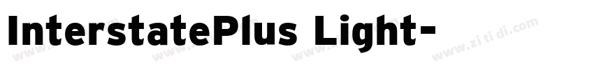 InterstatePlus Light字体转换